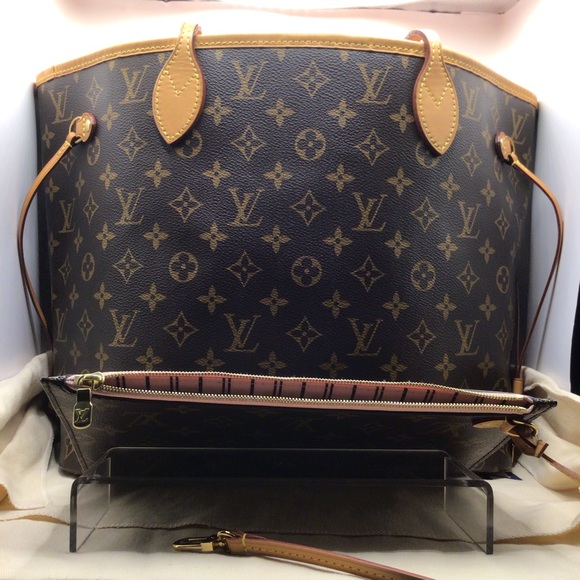 Louis Vuitton Never Full MM, EUC, With Pouch, Limited Edition Pink - Picture 6 of 16